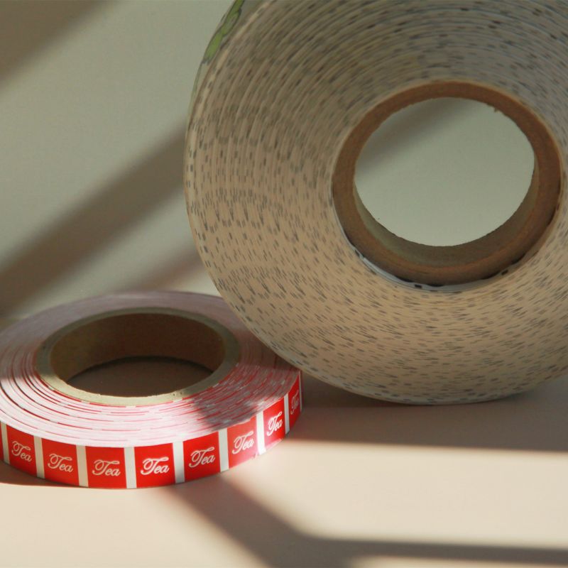 OEM Pyramid Tea Factory –Customized Tea And Coffee Label Paper Roll – WISH detail pictures
